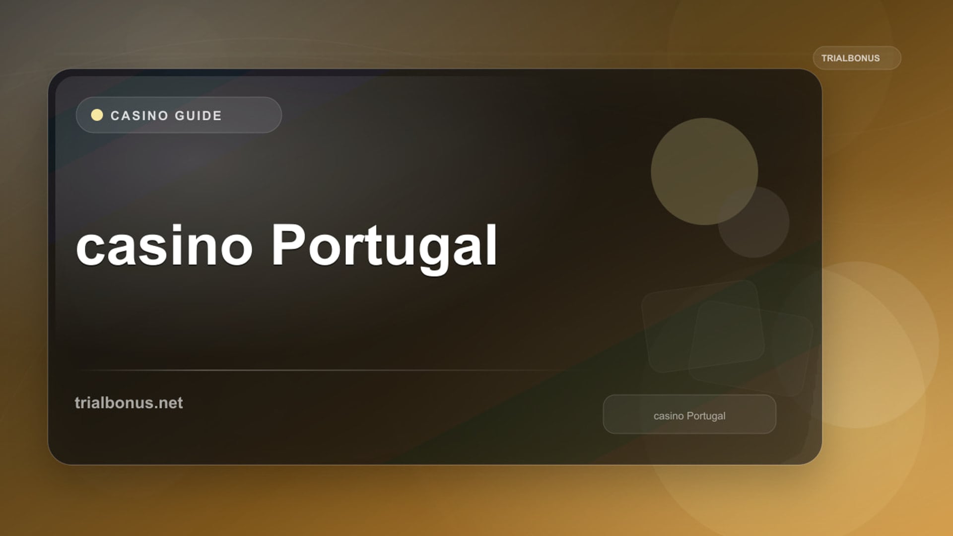 Online casino Portugal Guide review
