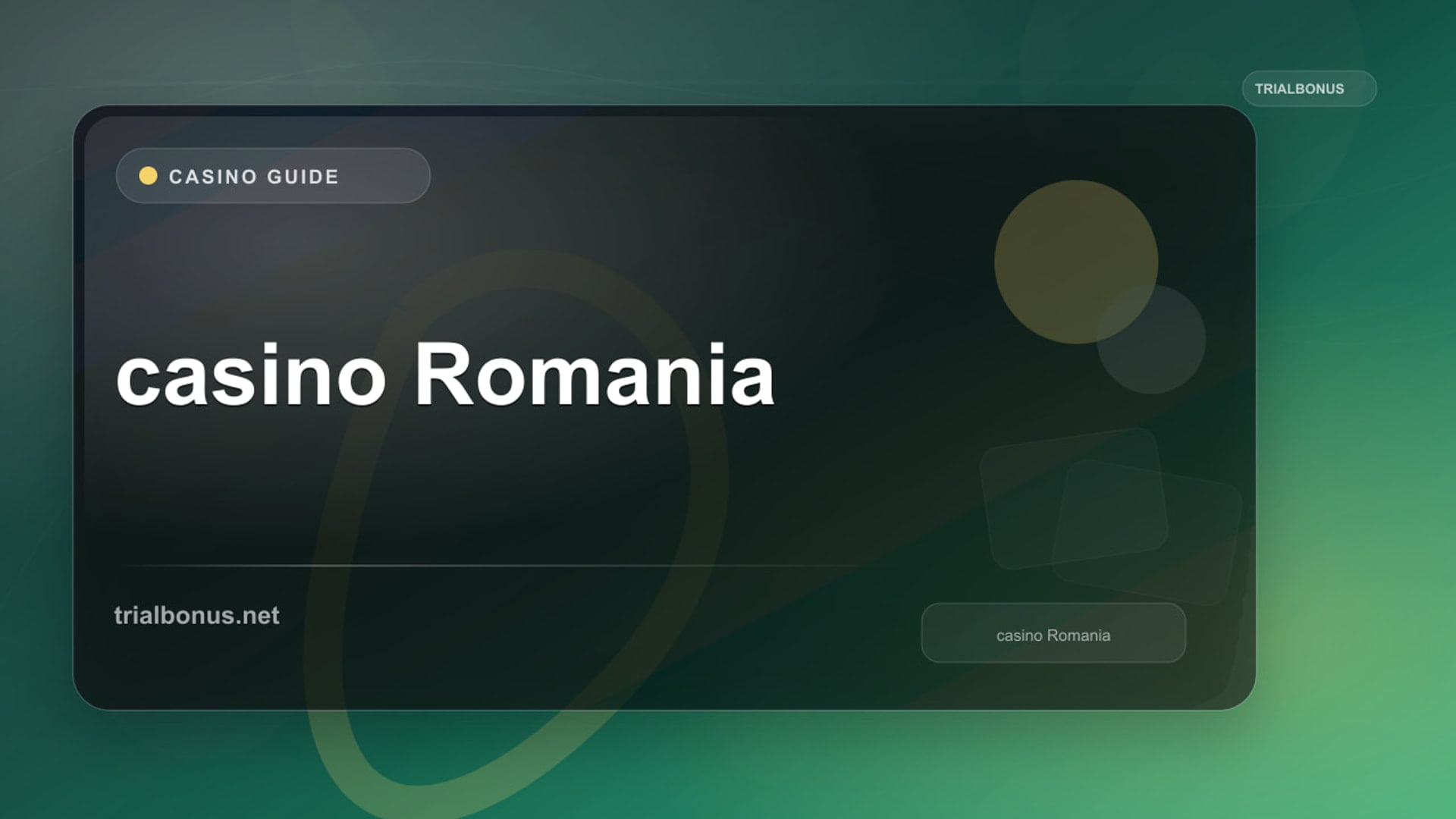 Online casino Romania review