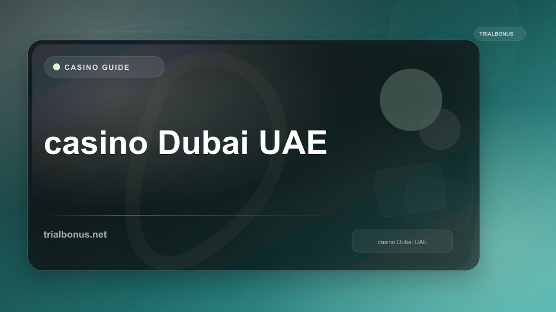 Online casino Dubai UAE Guide review