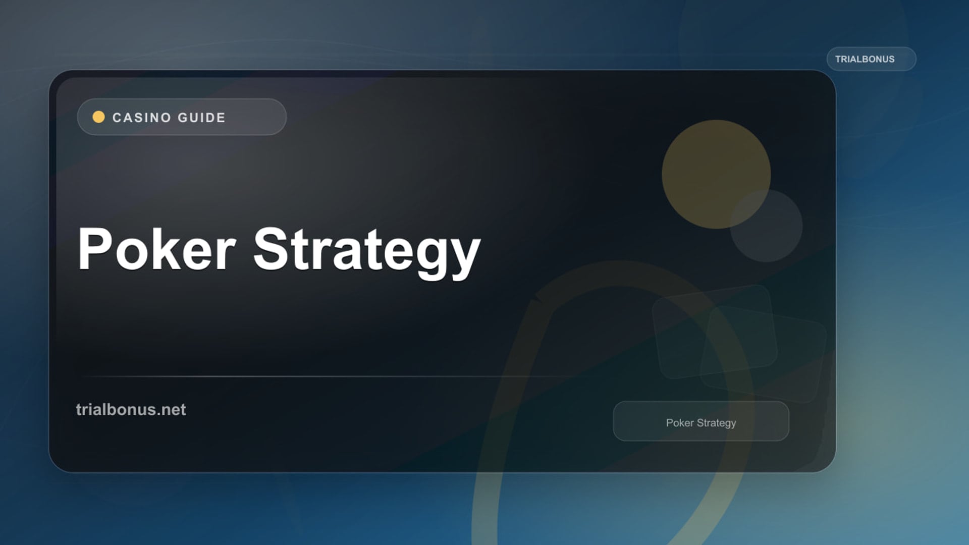 Online Poker Strategy Guide review