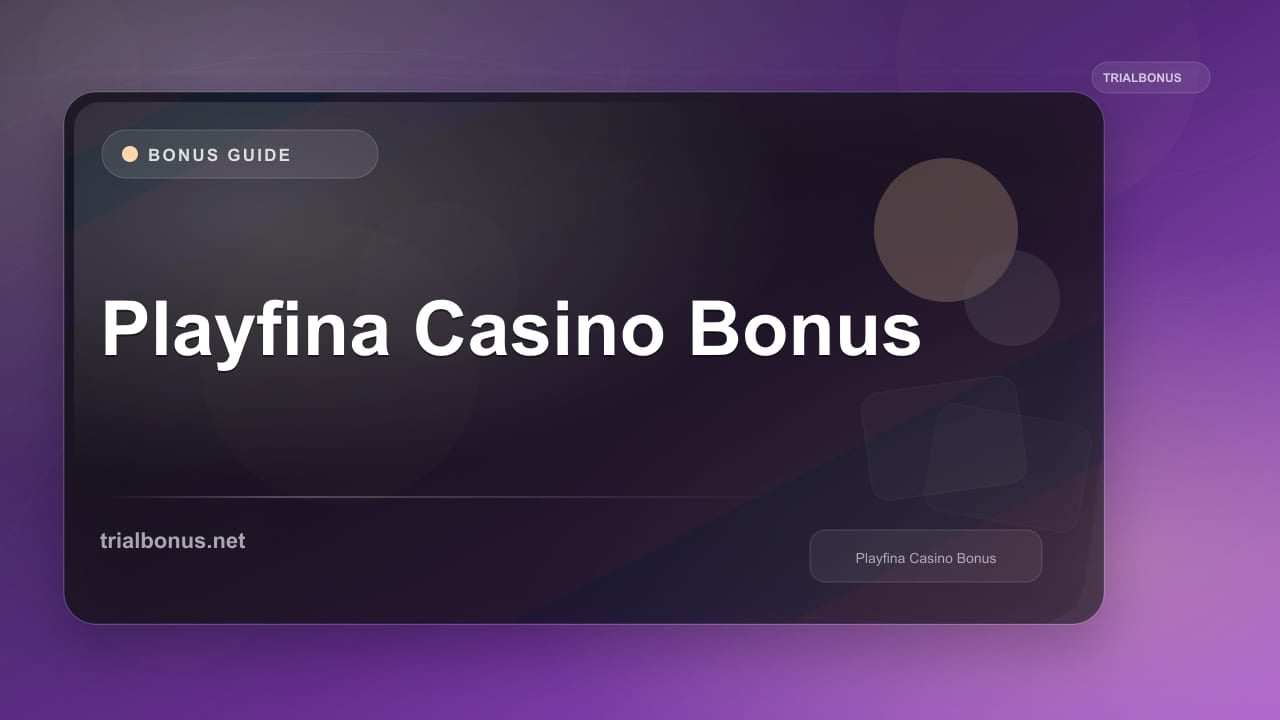 Playfina Casino Bonus review