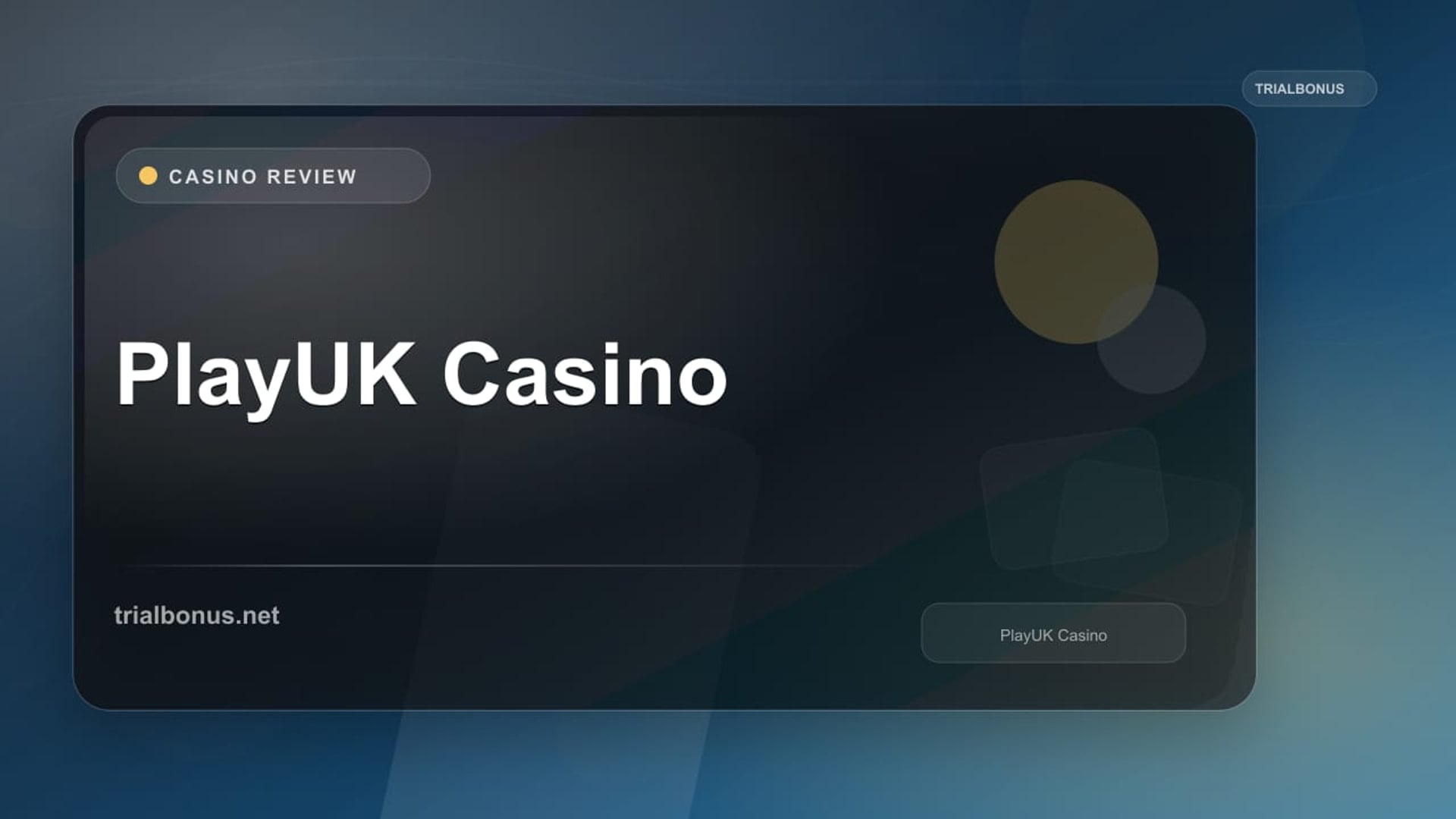 PlayUK Casino Review review