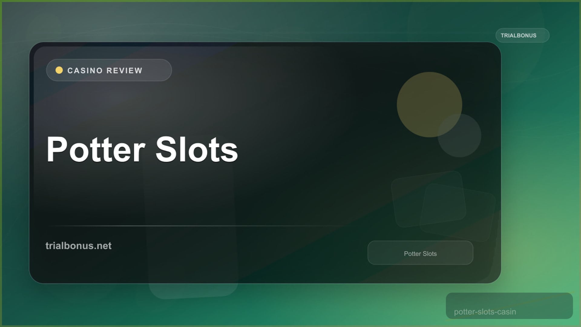 Potter Slots review