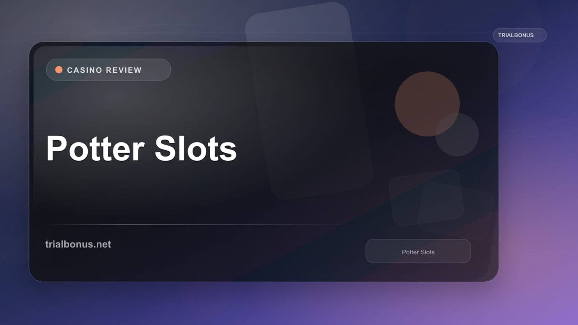 Potter Slots review