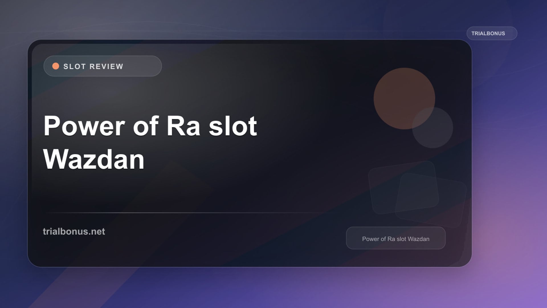 Power of Ra Slot: What to Check Before Playing review