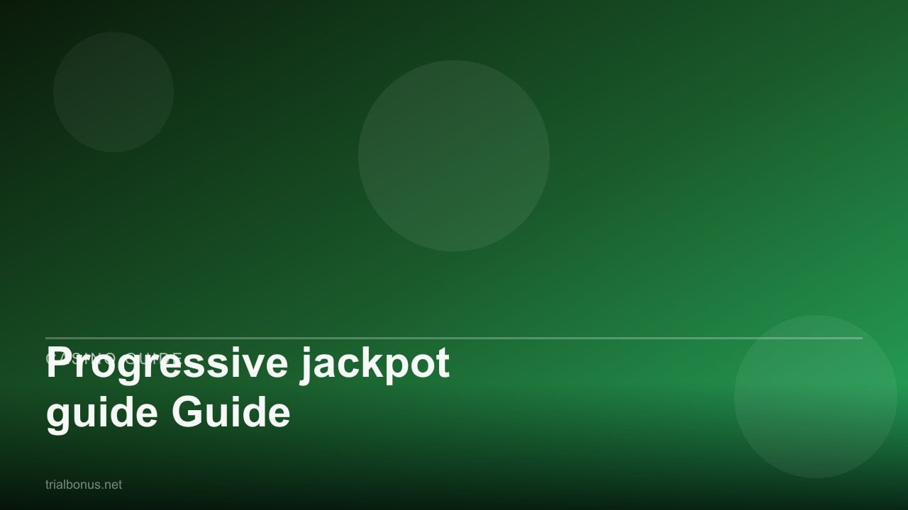 Progressive jackpot Guide review
