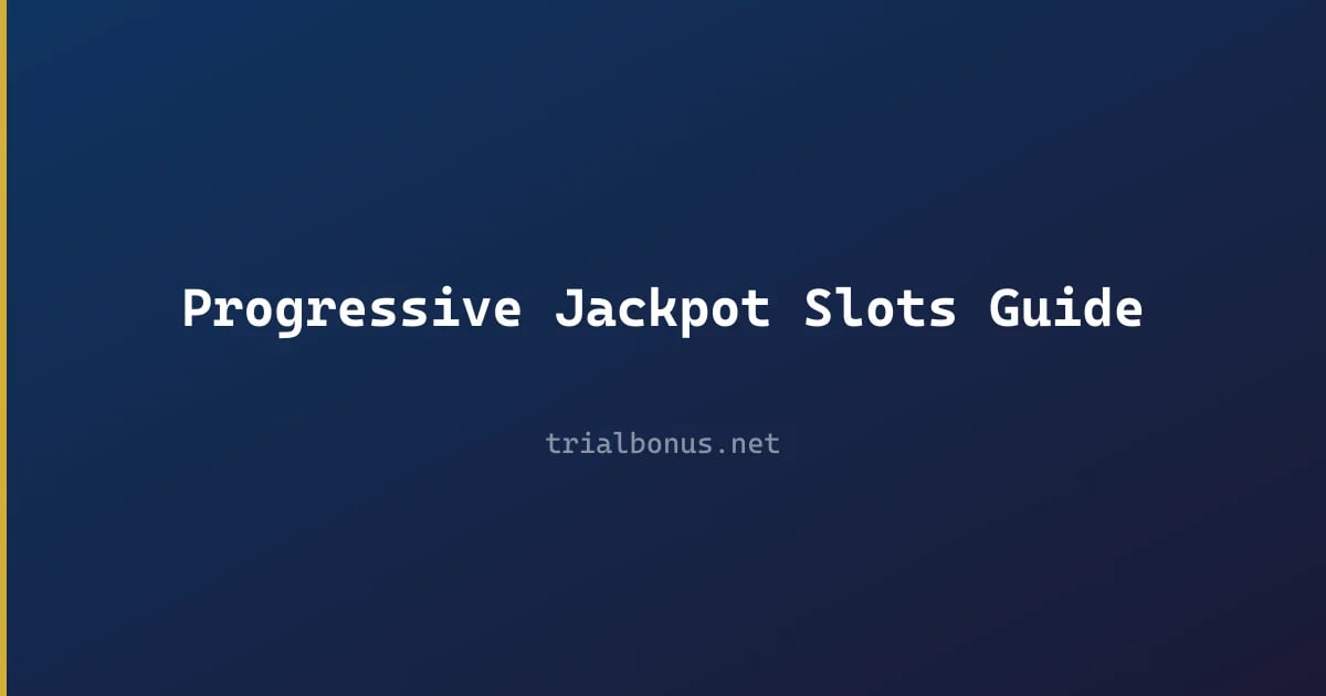 Progressive Jackpot Slots Guide review