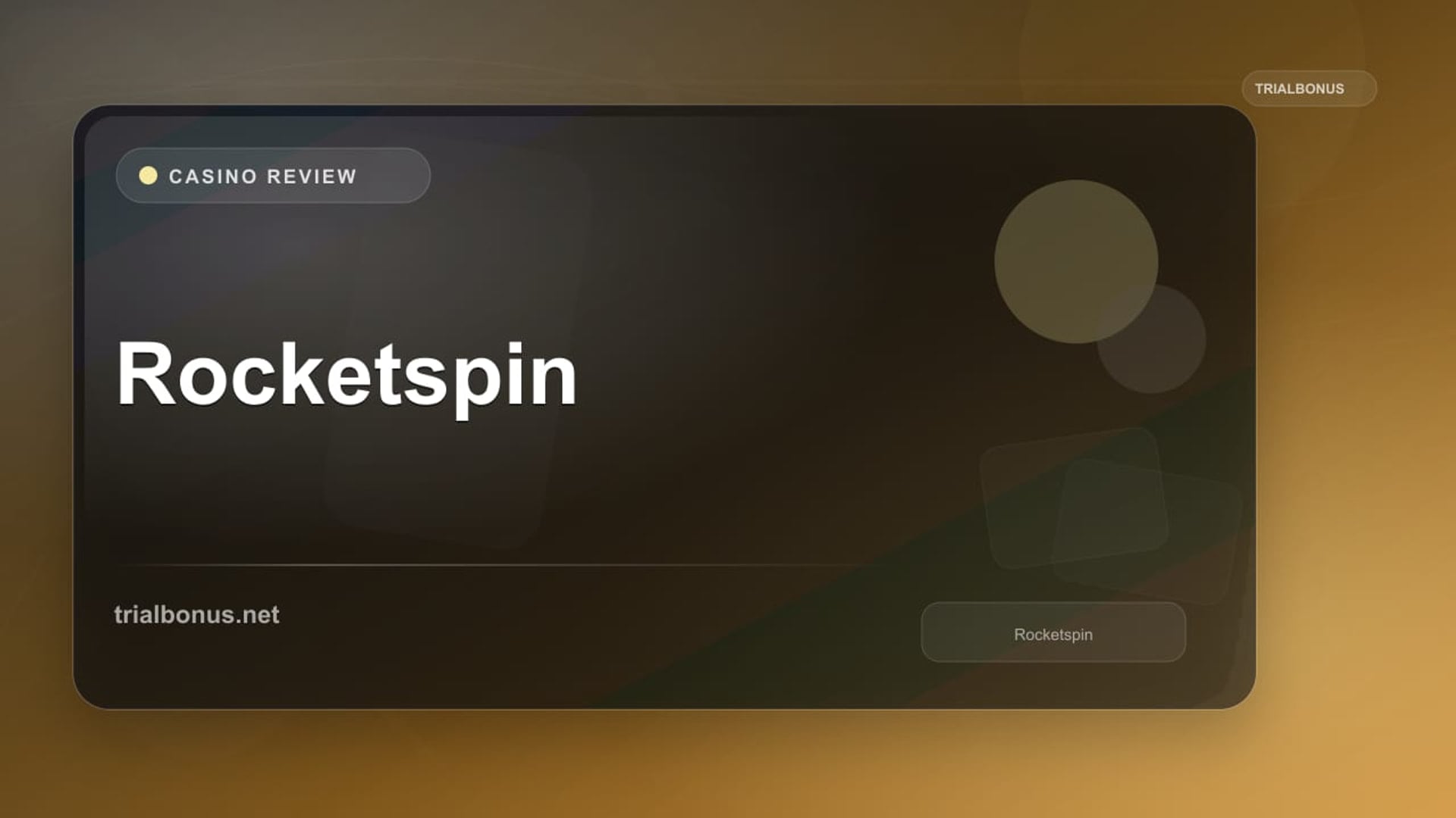 Rocketspin review