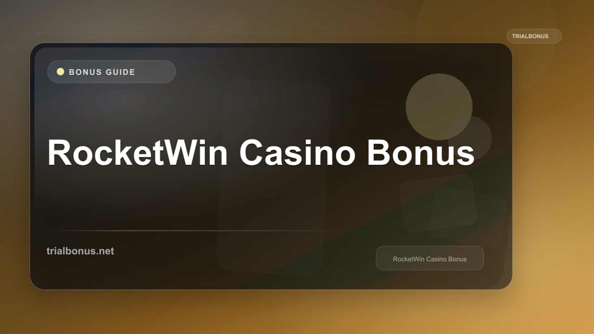 RocketWin Casino Bonus review
