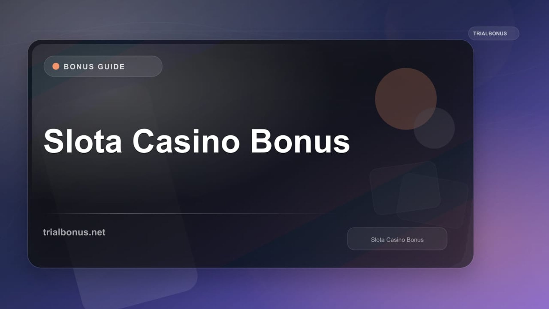 Slota Casino Bonus review