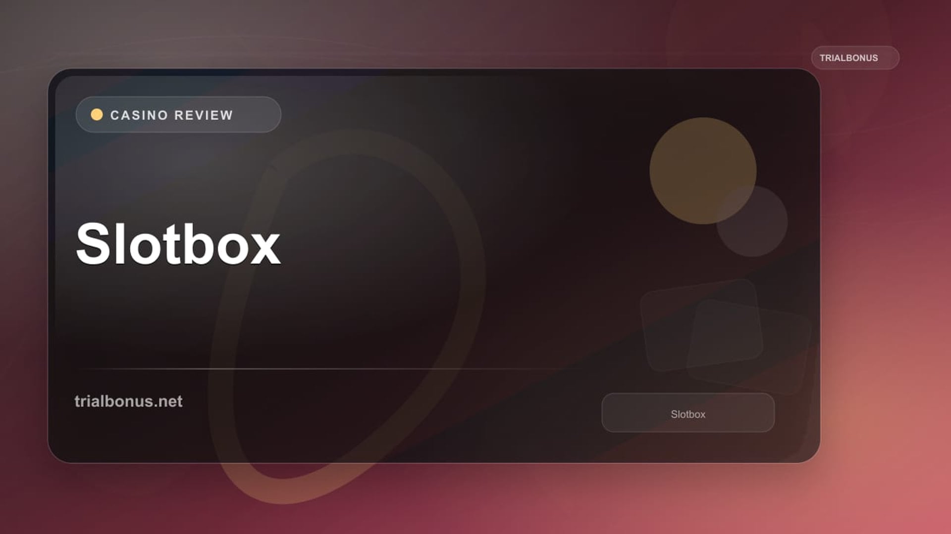 Slotbox Review review