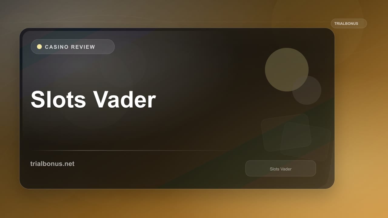 Slots Vader review