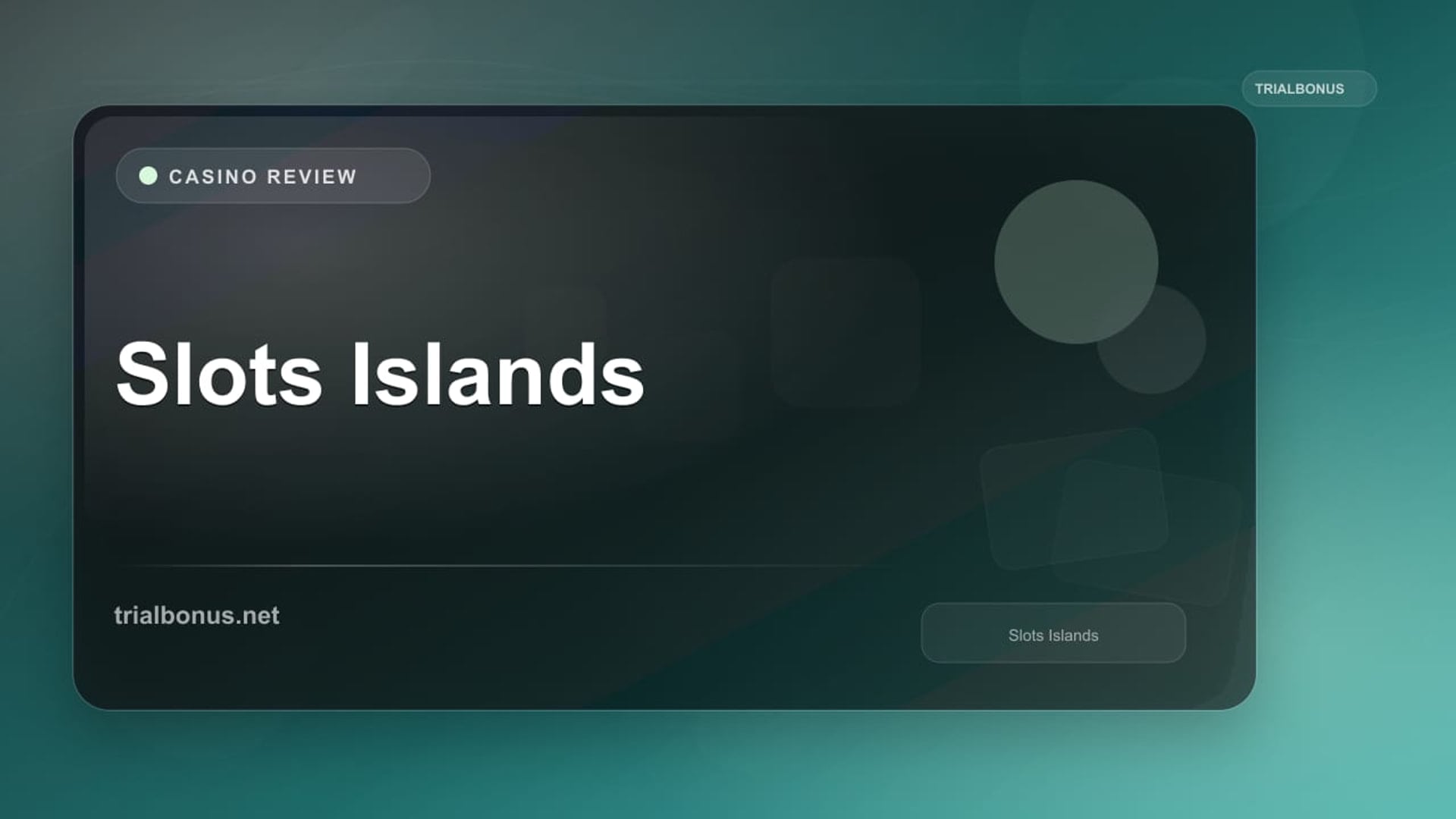 Slots Islands review