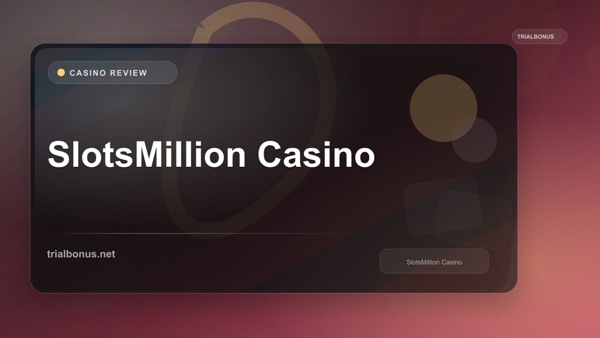 SlotsMillion Casino review