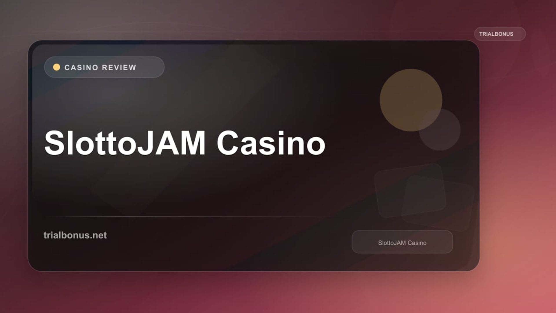 SlottoJAM Casino review