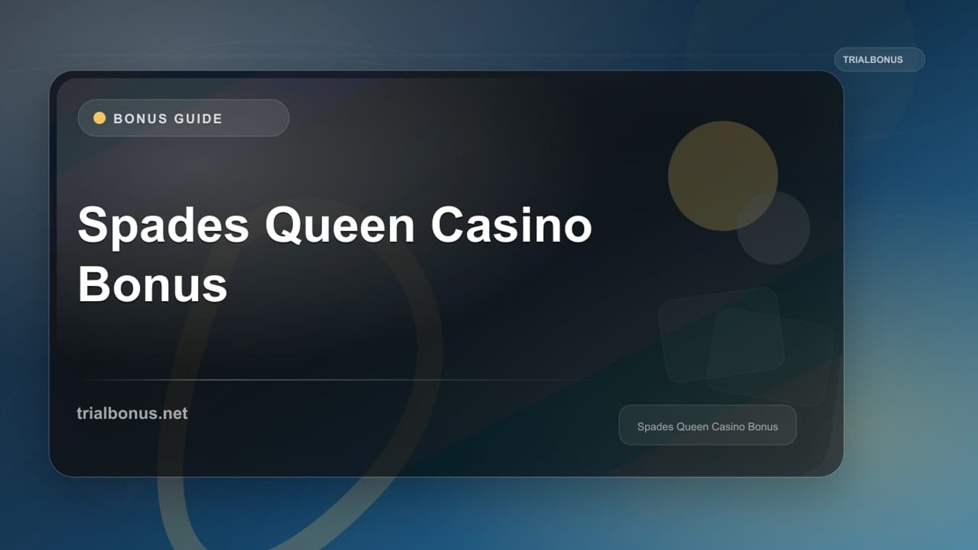 Spades Queen Casino Bonus review
