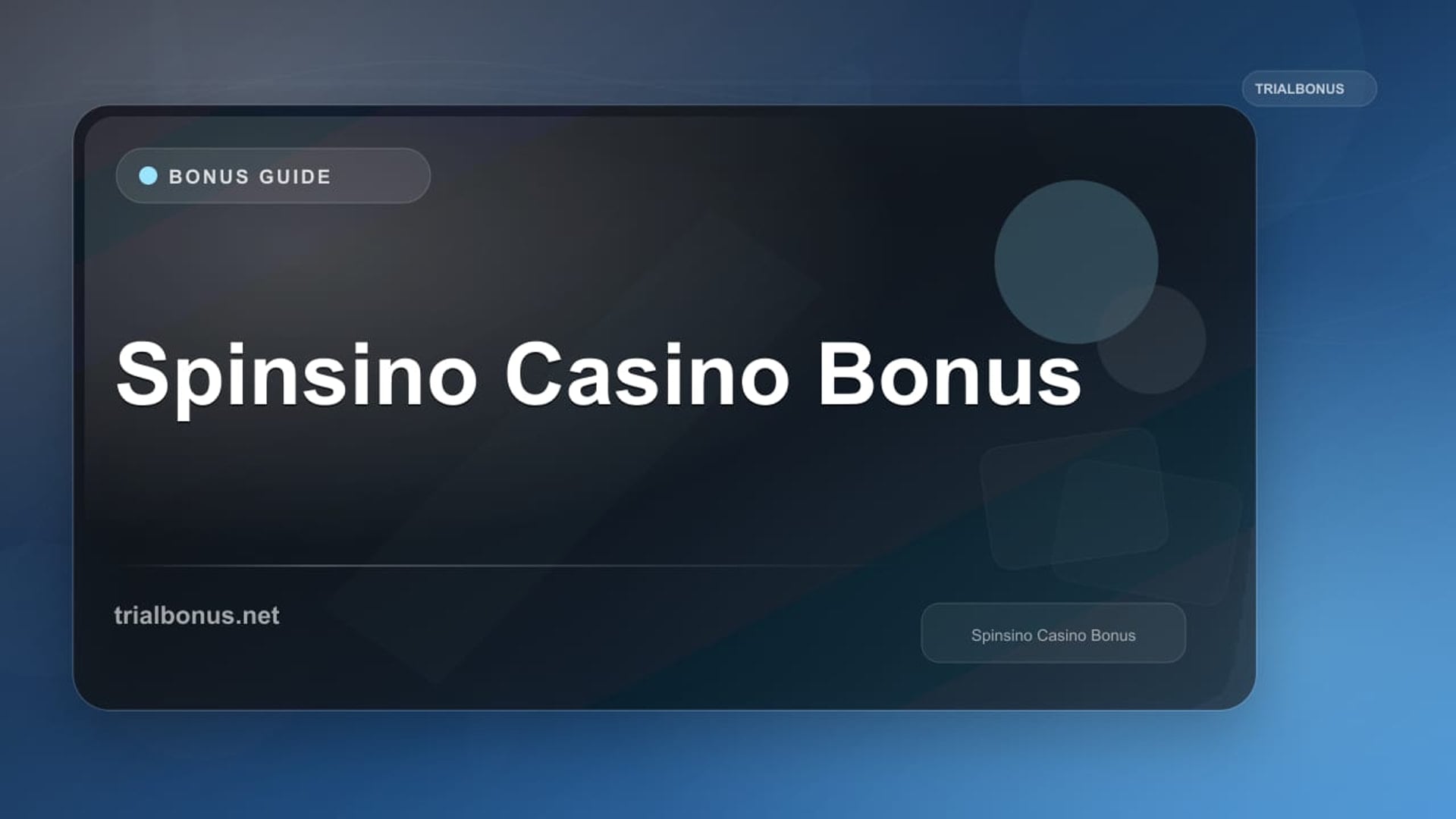 Spinsino Casino Bonus review