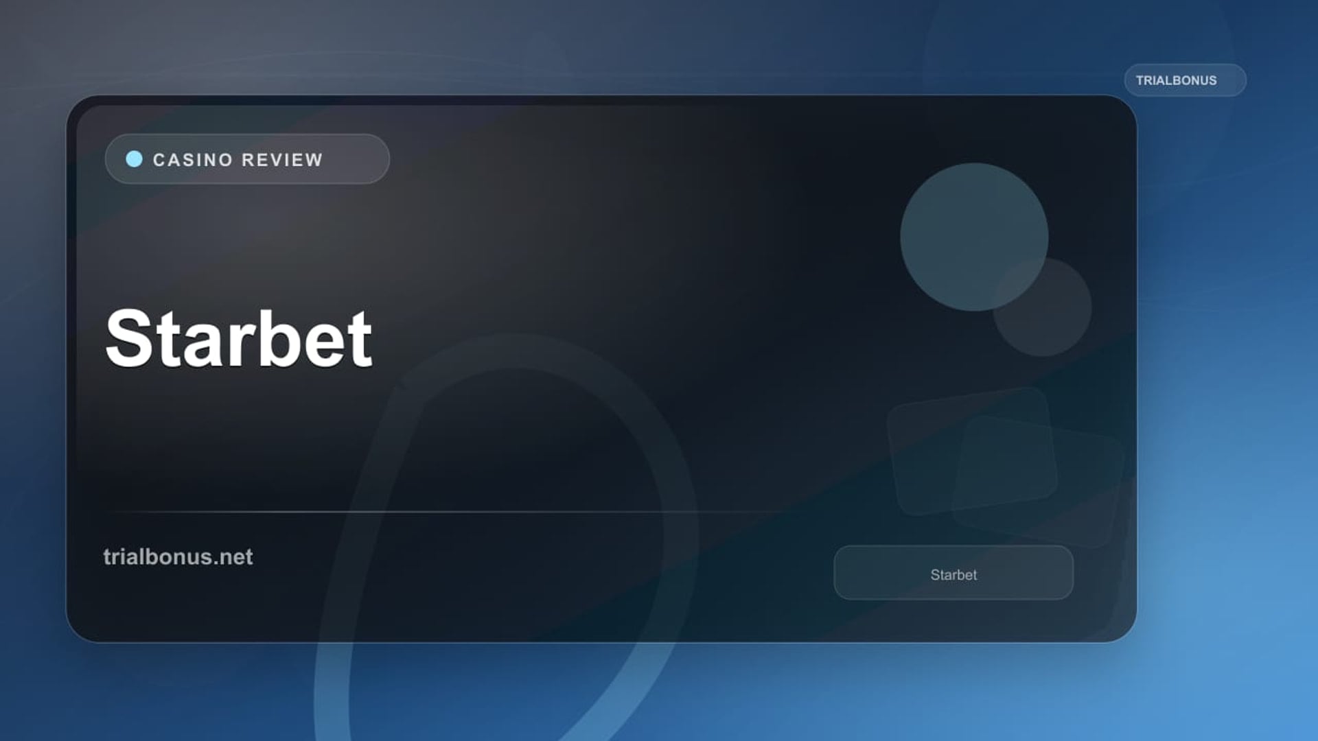 Starbet review