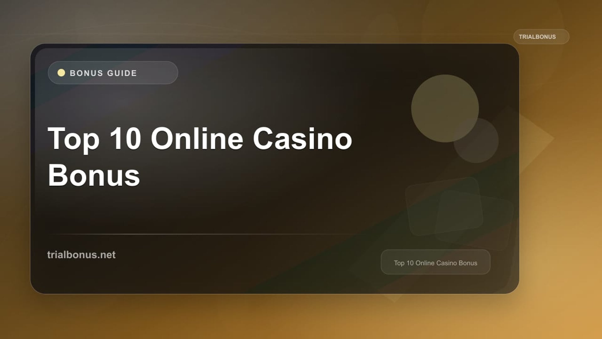 Top 10 Online Casino Bonus review