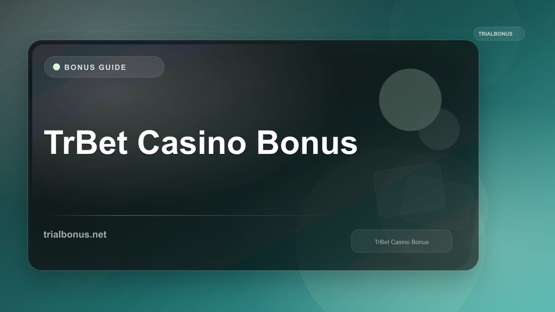 TrBet Casino Bonus review