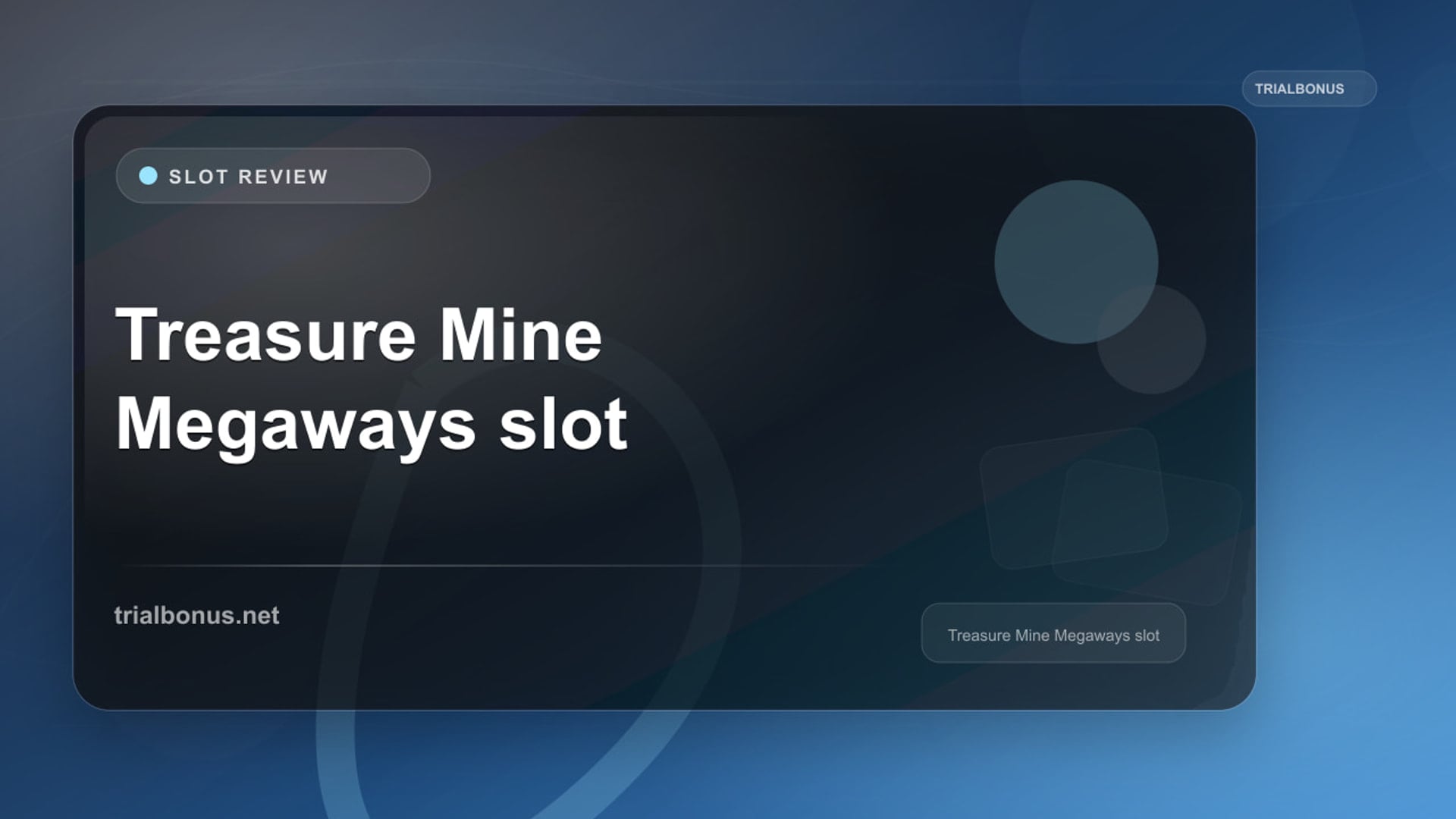 Treasure Mine Slot: What to Check Before Playing review