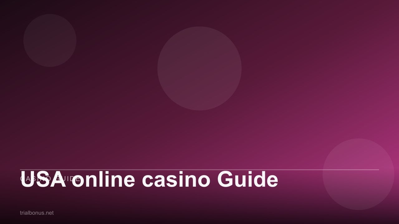 USA online casino Guide review