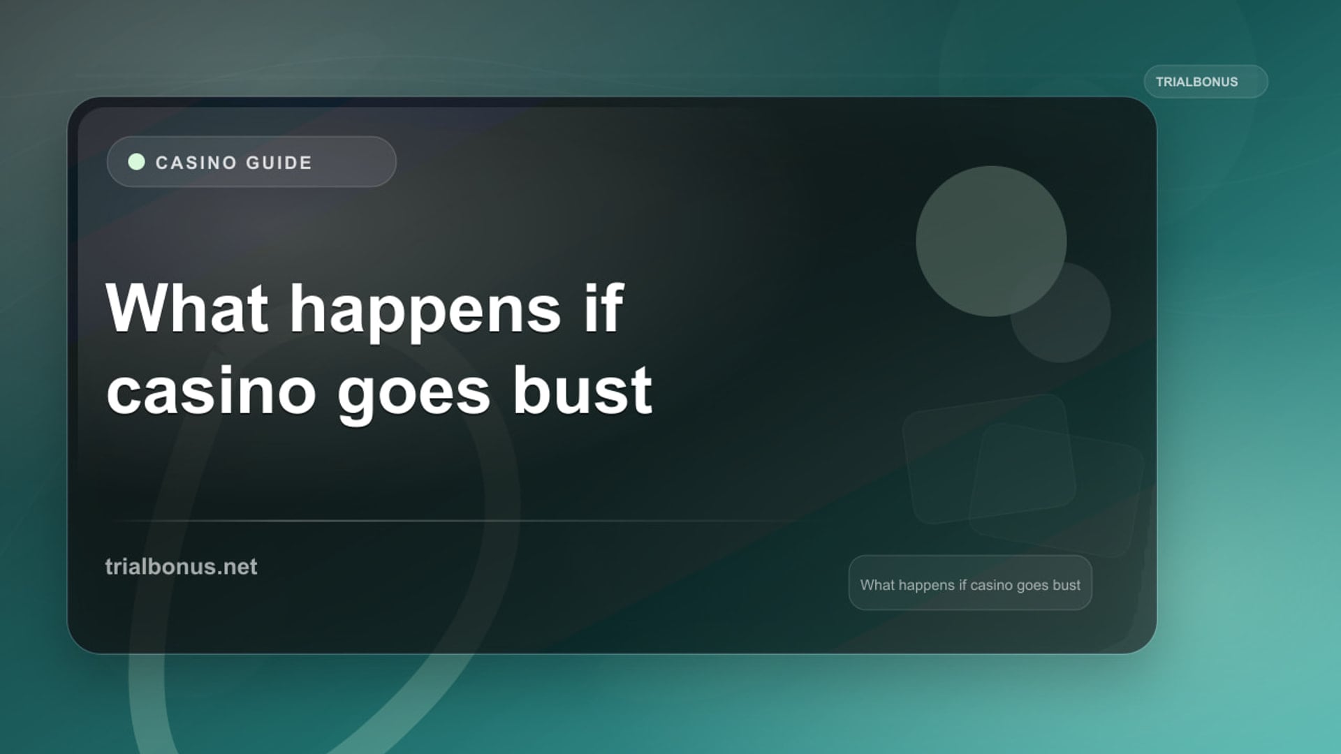 What Happens If an Online Casino Goes Bust? UK Player-Funds Guide review