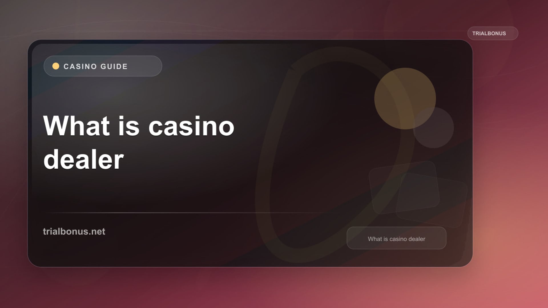 What is a casino dealer Guide review