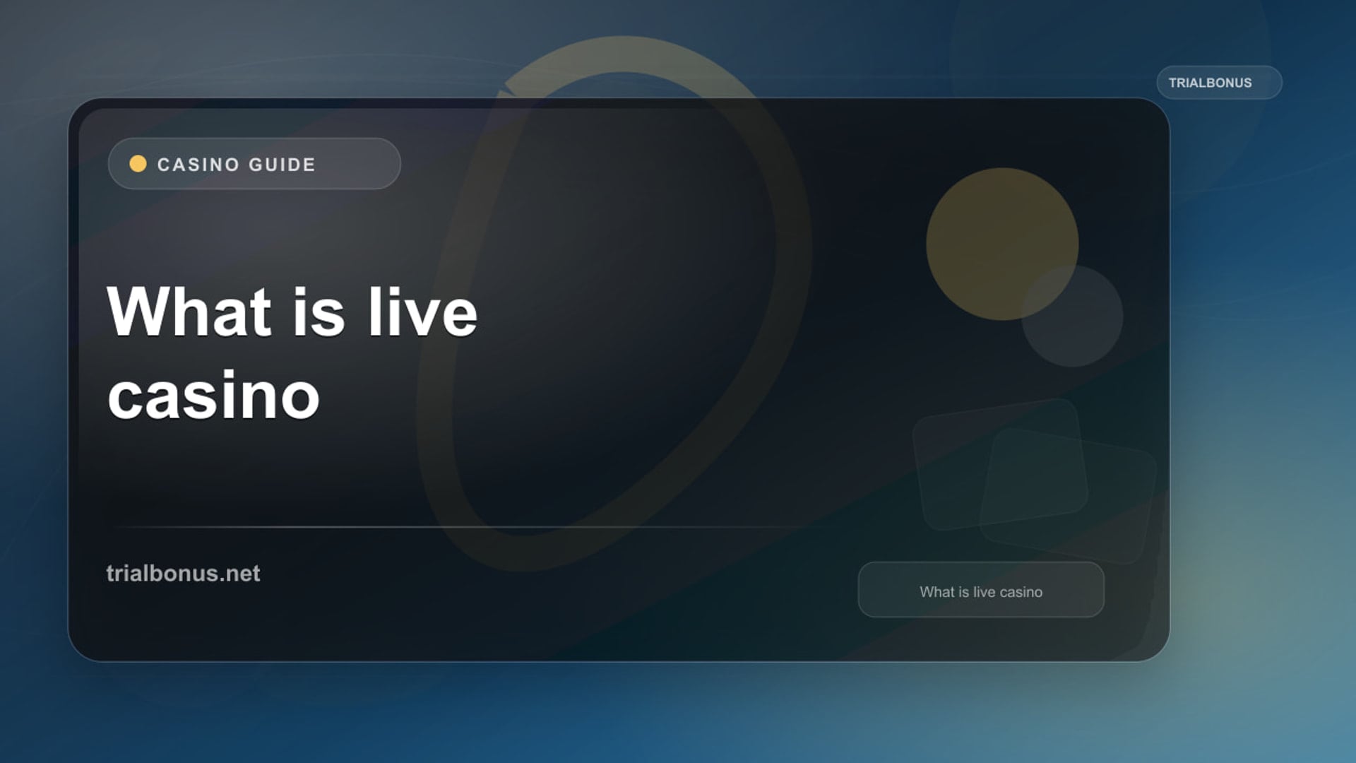 What is a live casino Guide review