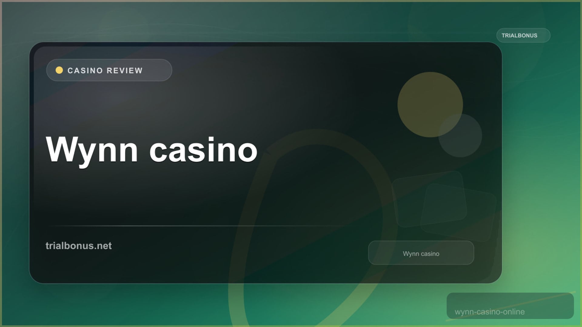 Wynn casino online Review review