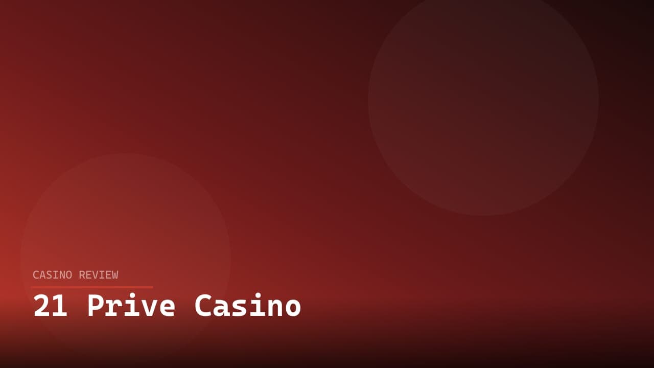 21 Prive Casino review