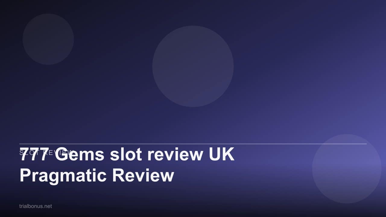 777 Gems slot review UK Pragmatic Review review