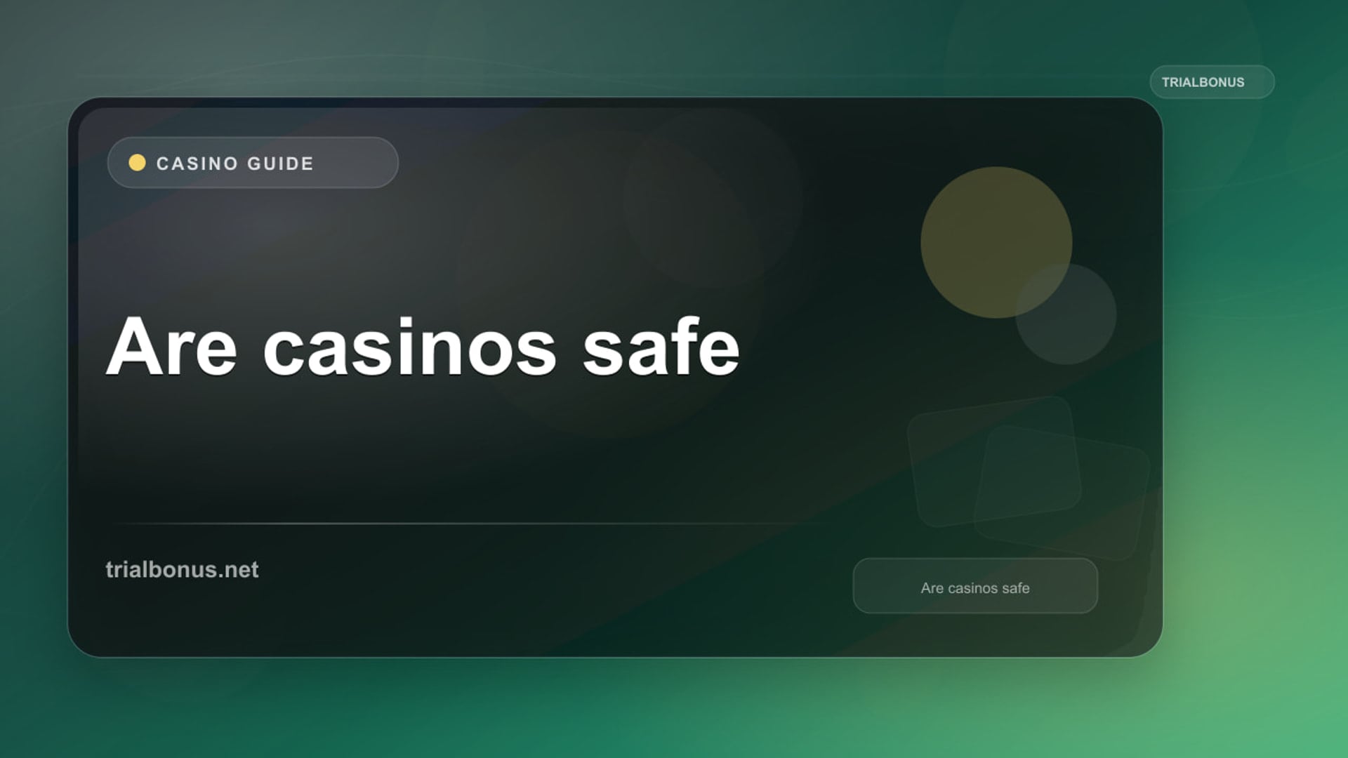 Are online casinos safe UK Guide review