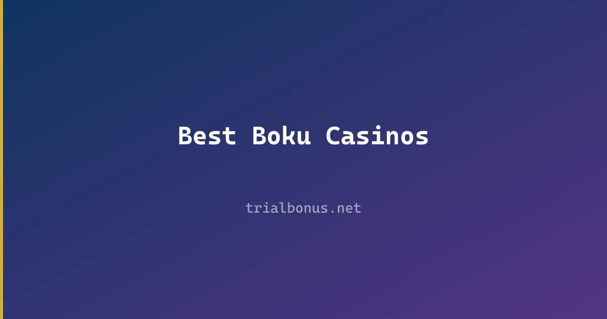 Best Boku Casinos review