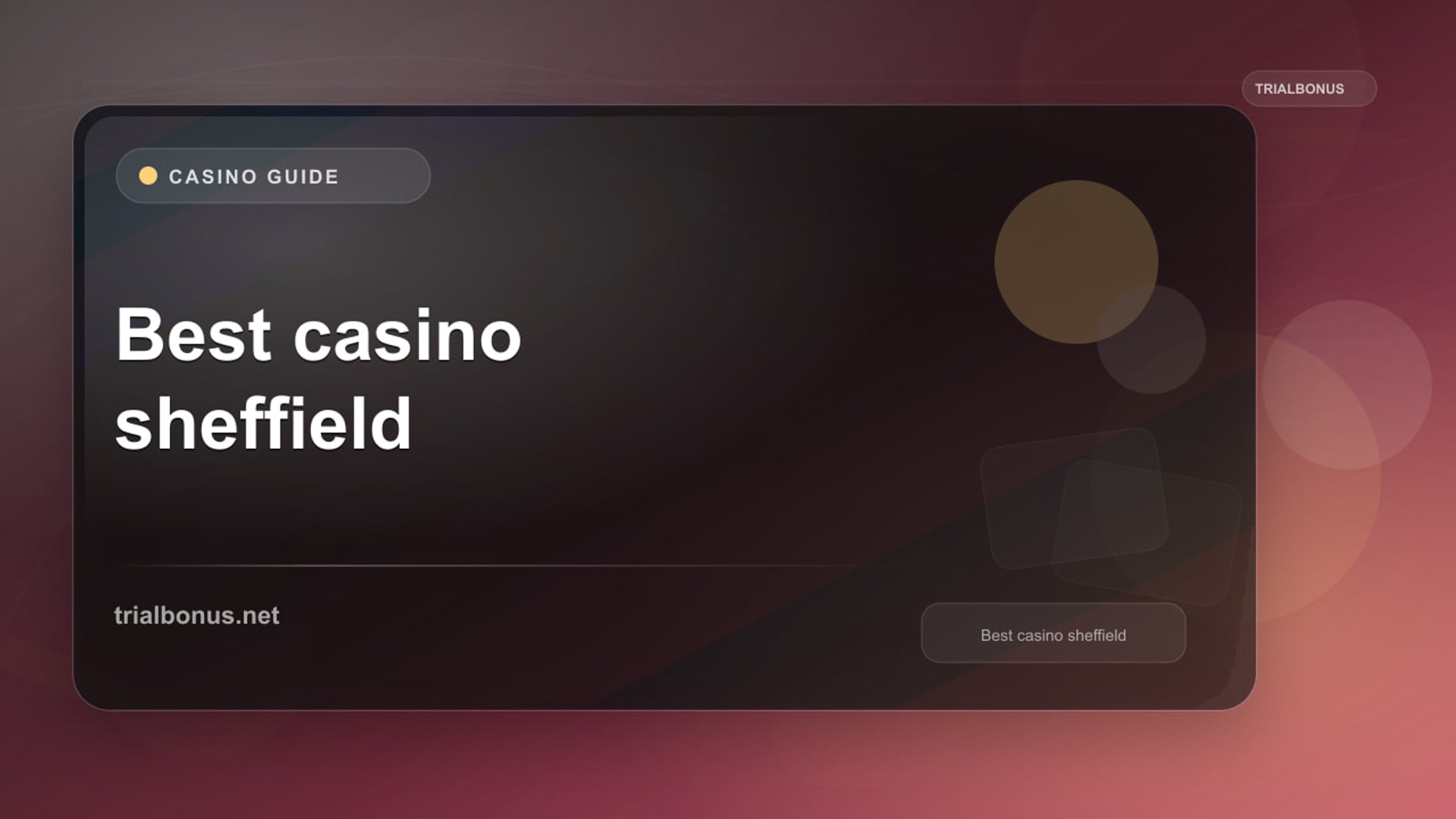 Best casino sheffield uk UK review