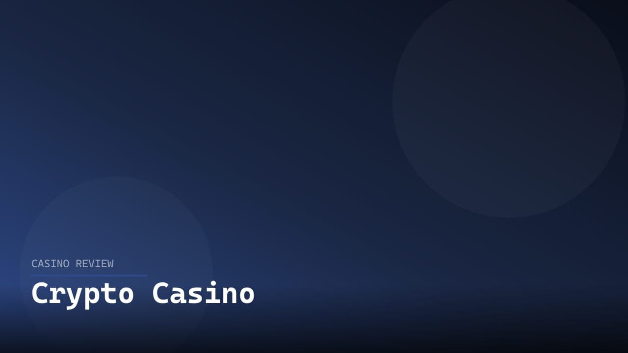 Crypto Casino review