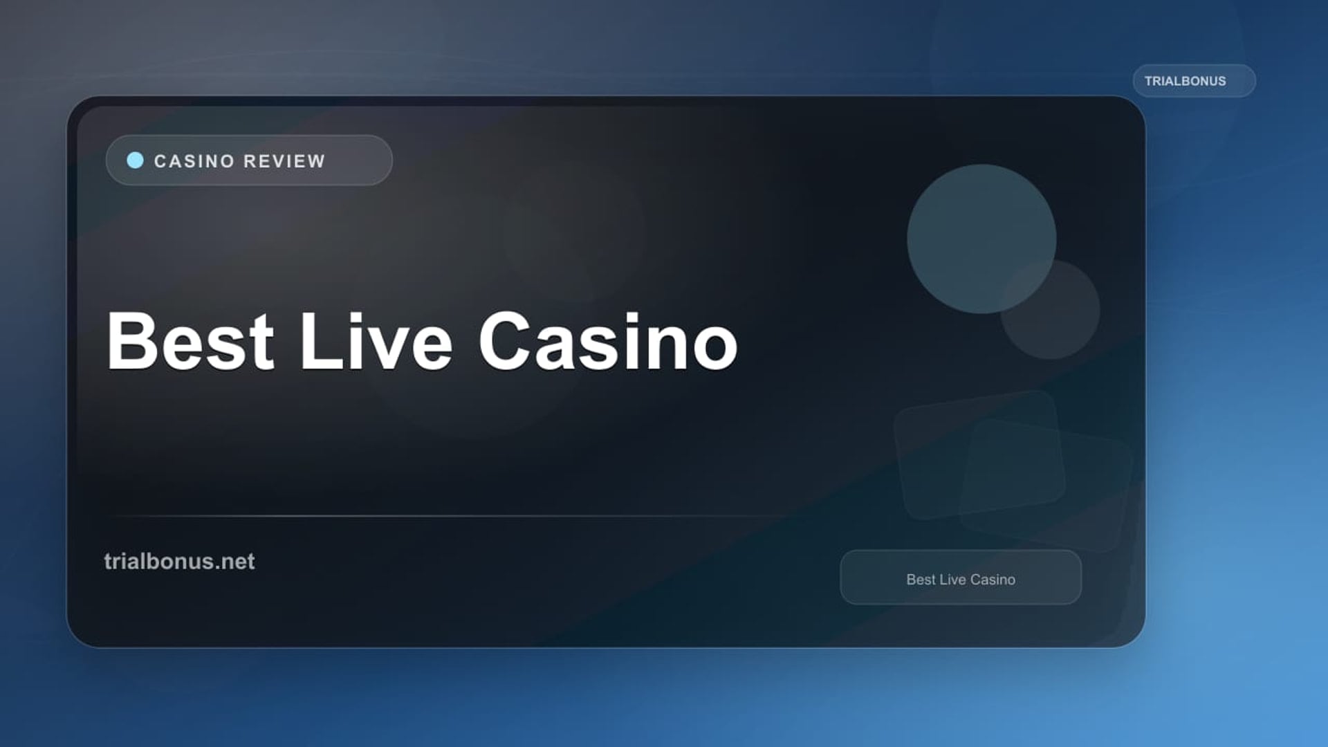 Best Live Casino review