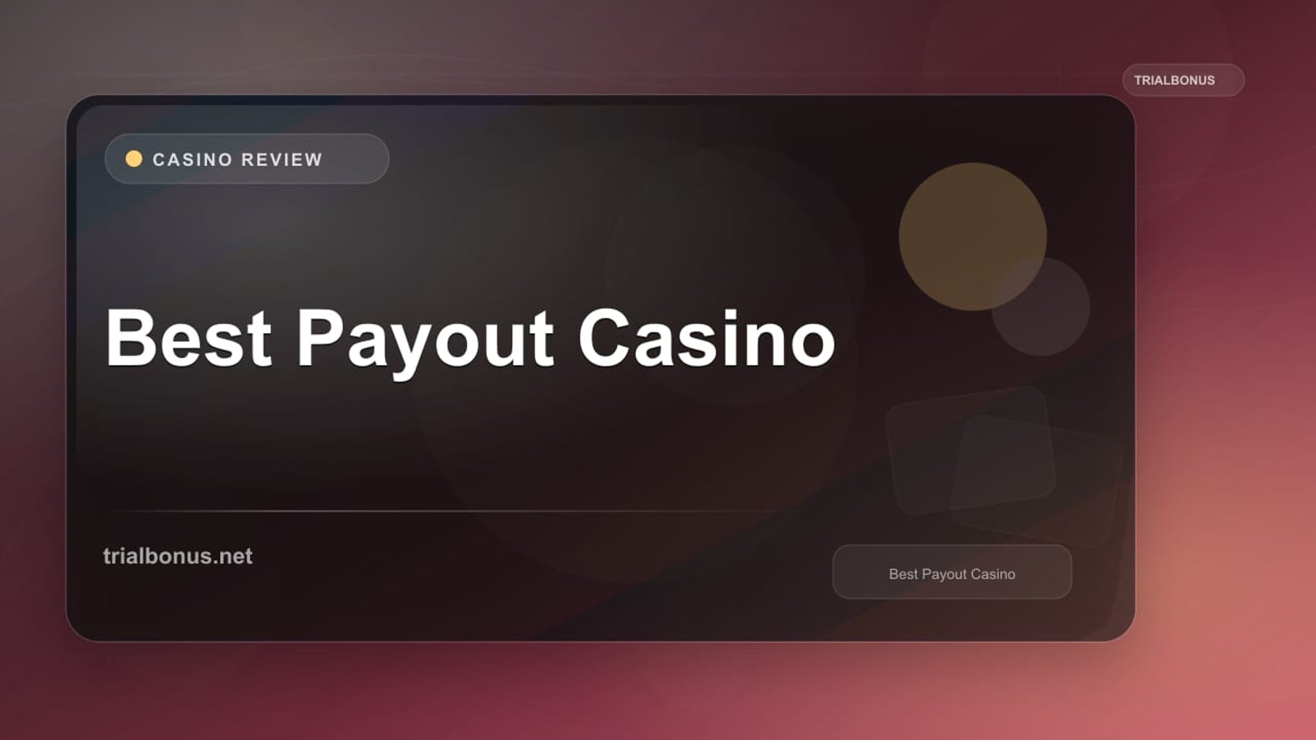 Best Payout Casino review