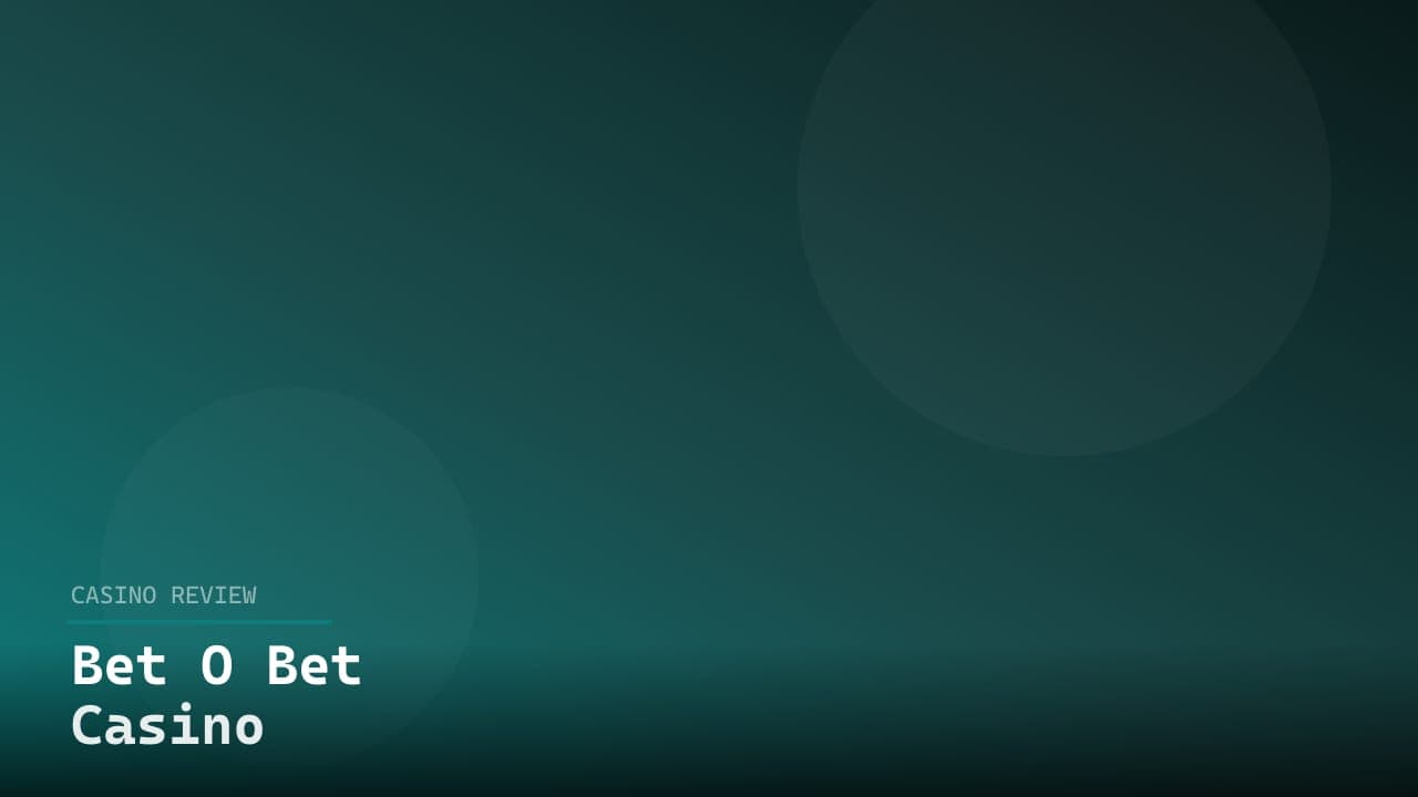 Bet O Bet Casino review