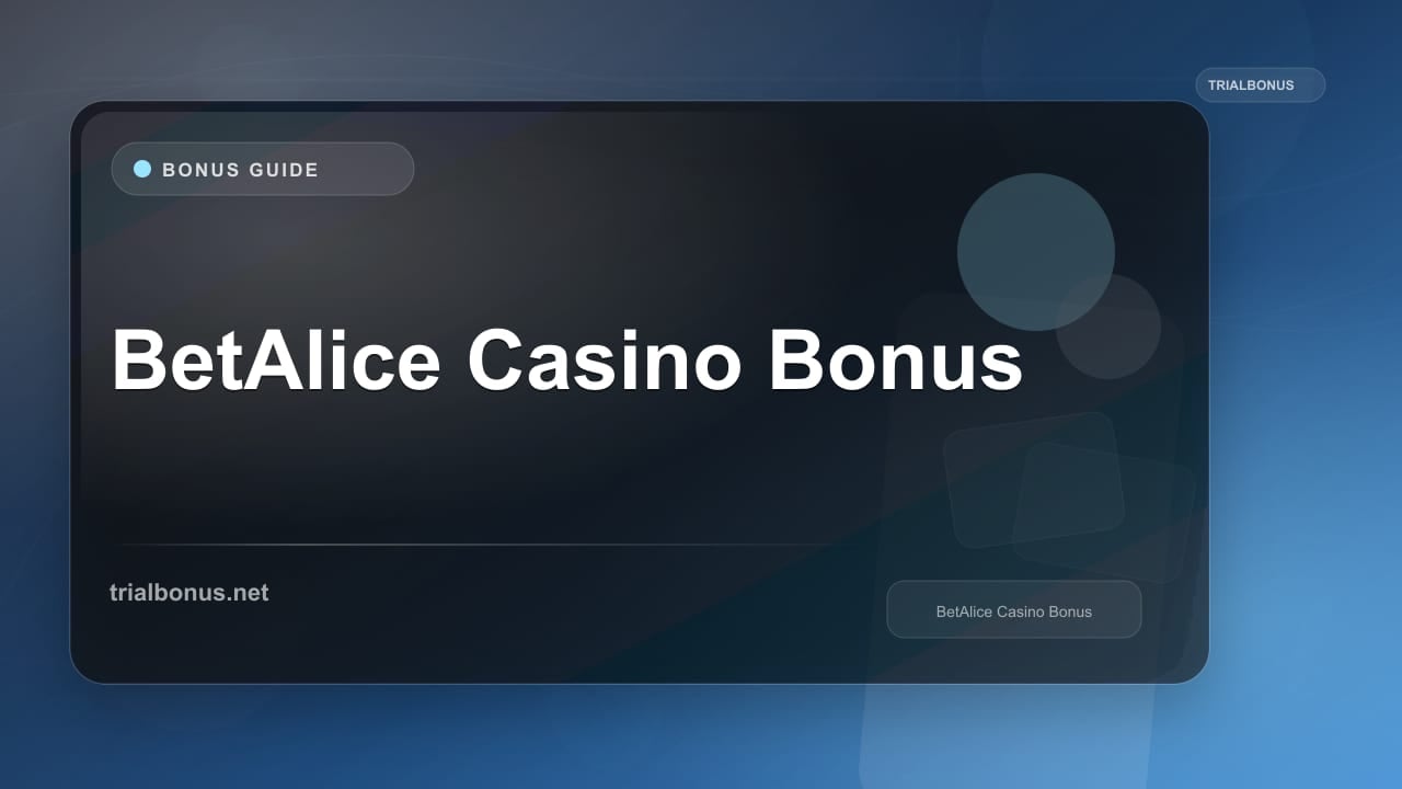 BetAlice Casino Bonus review