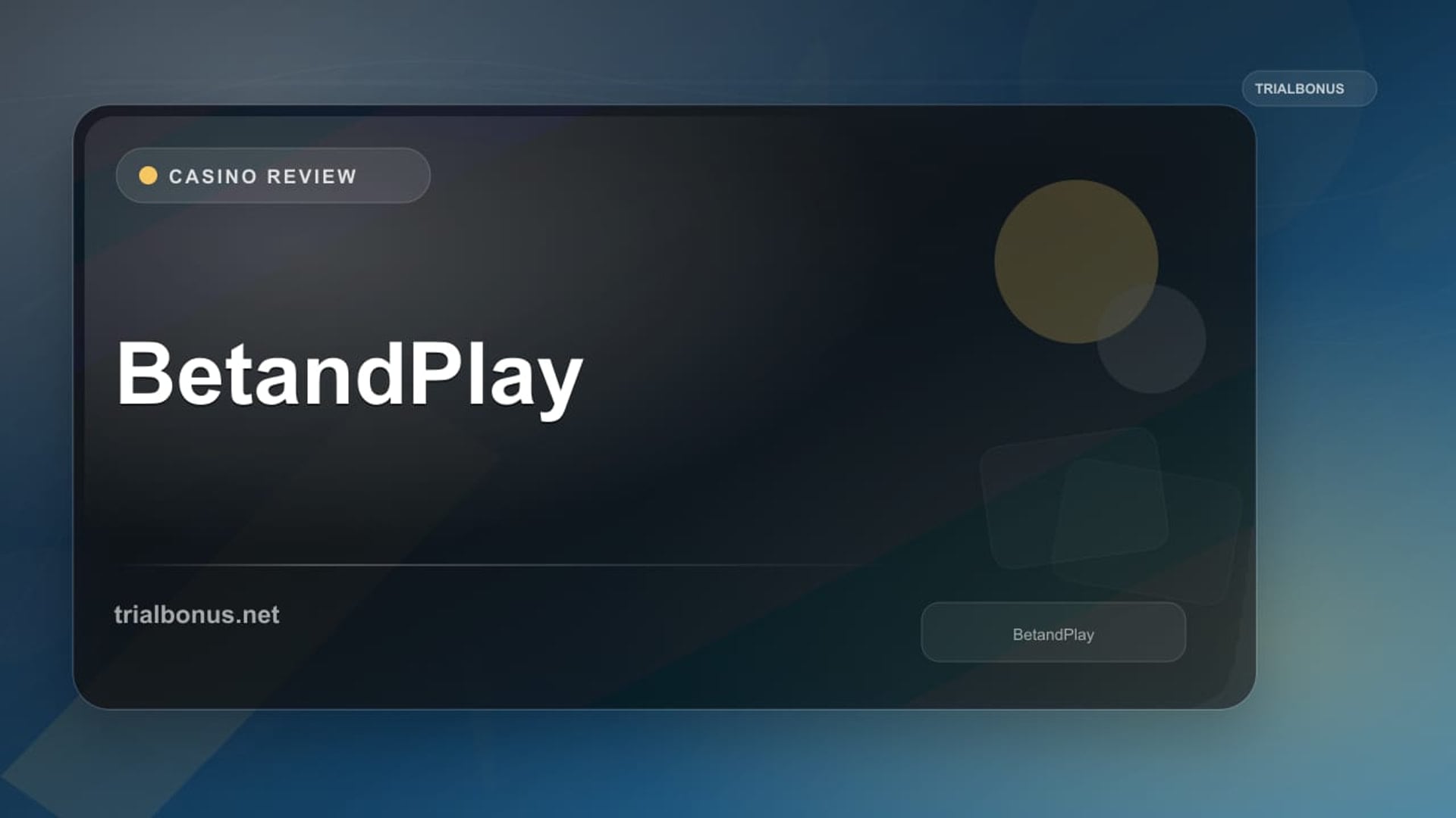 BetandPlay review