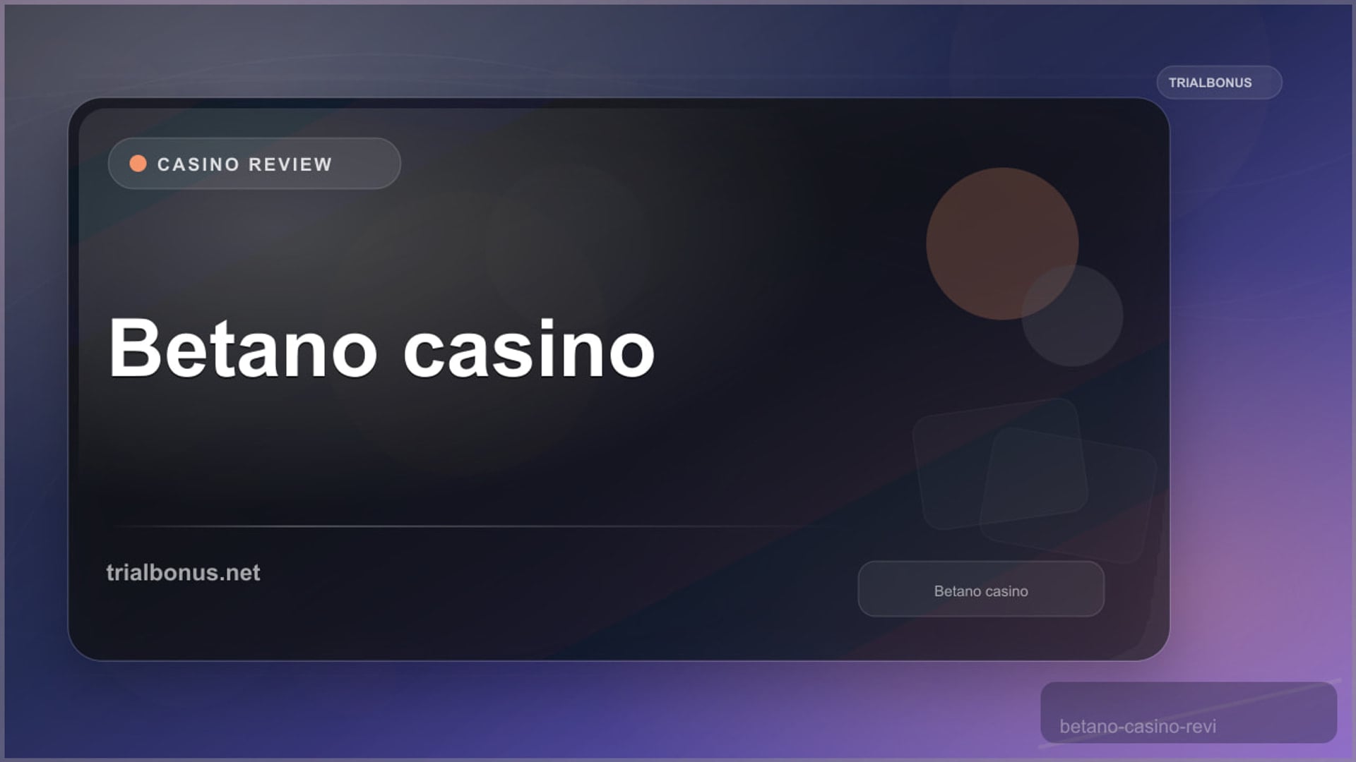 Betano casino review UK review