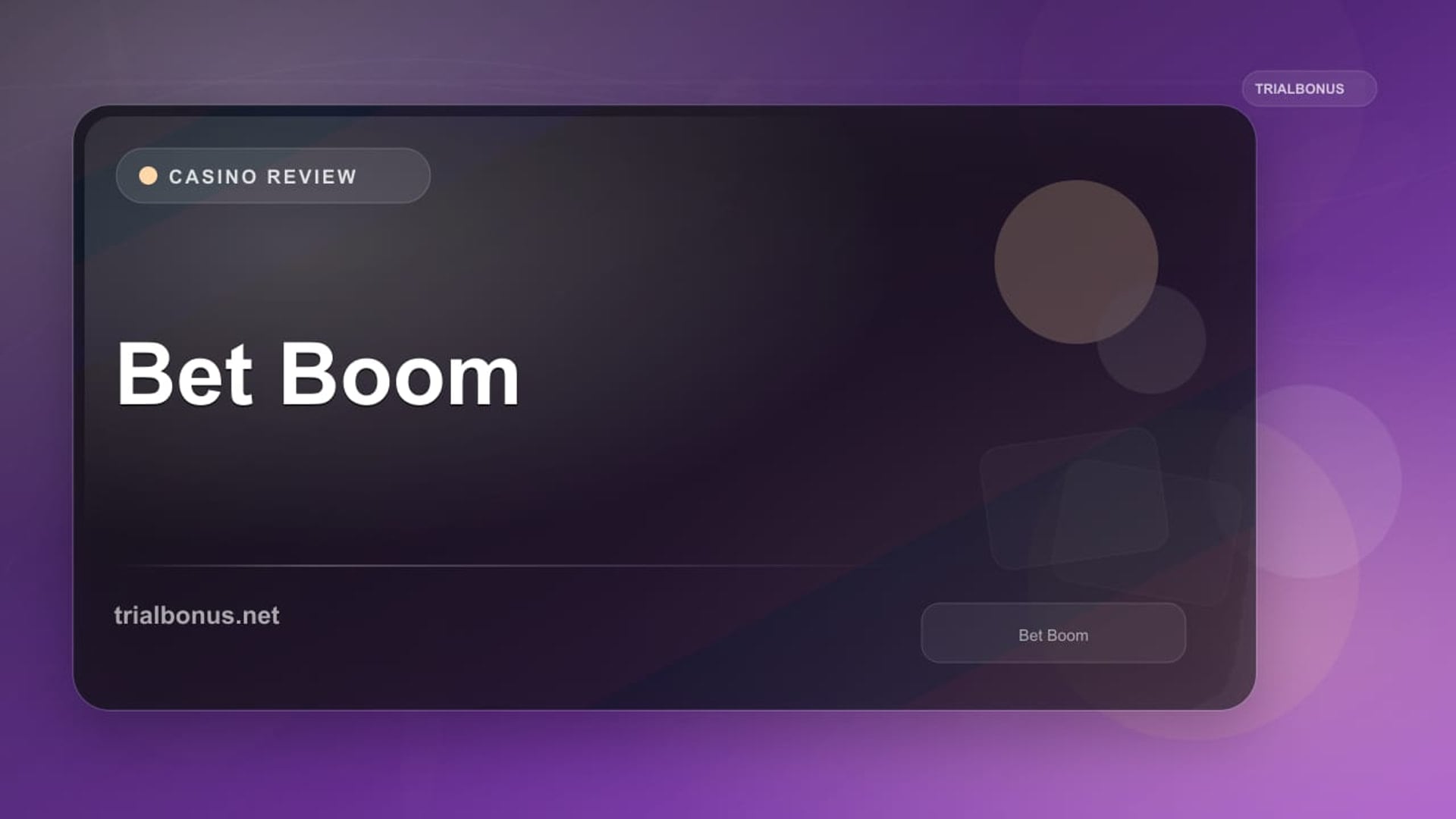 Bet Boom review
