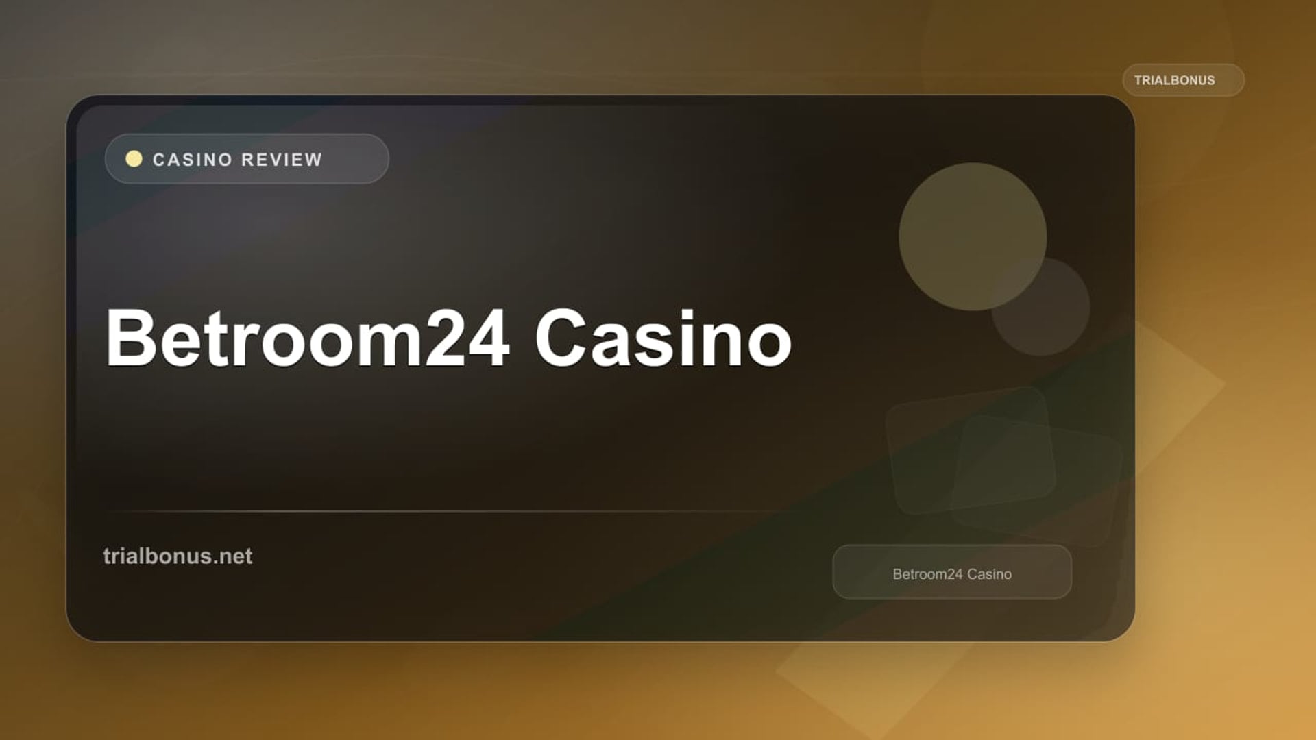 Betroom24 Casino review