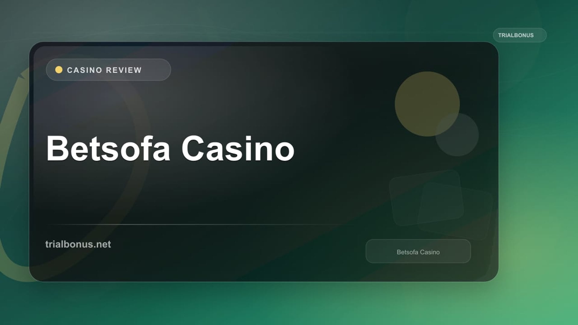 Betsofa Casino review