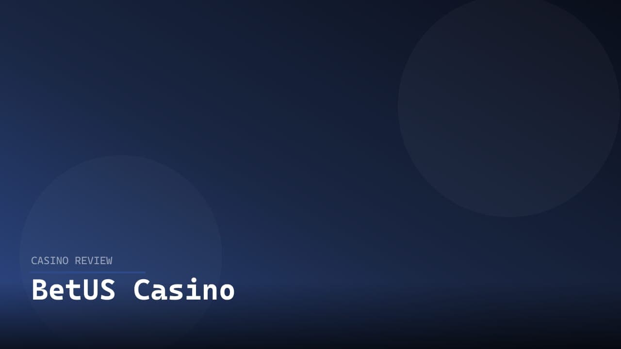 BetUS Casino review