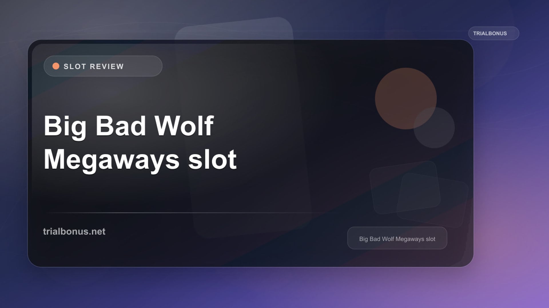 Big Bad Wolf Megaways Slot: What to Check Before Playing review