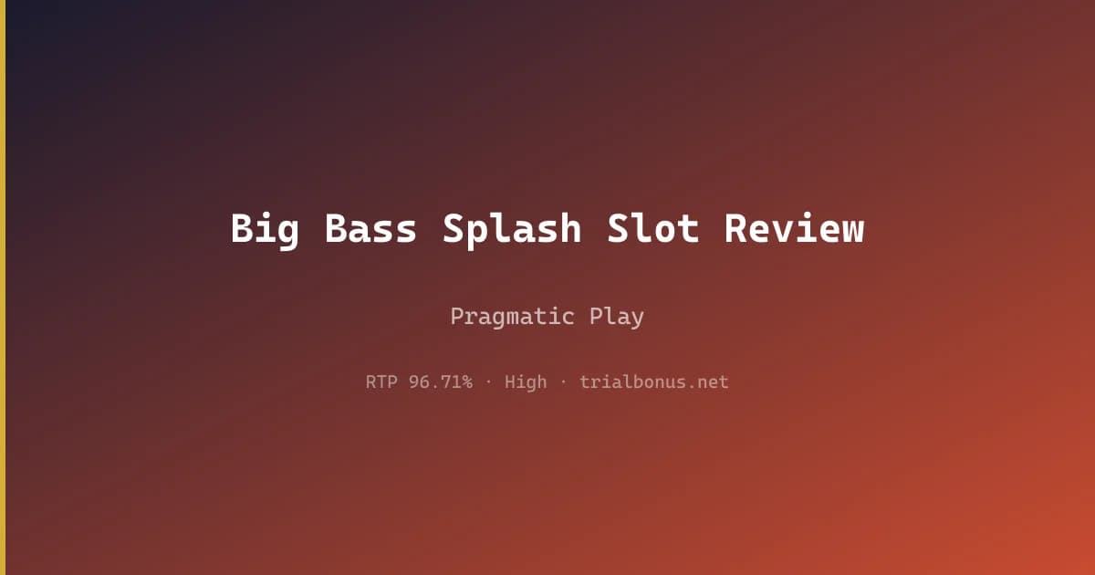 Big Bass Splash Slot Review review