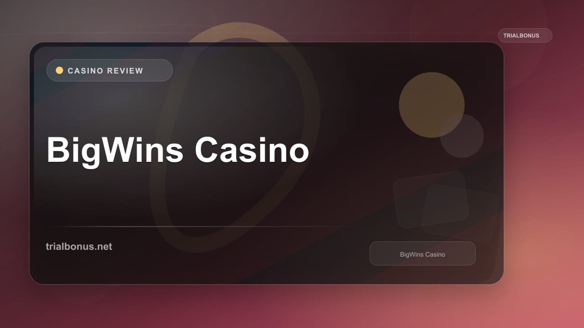 BigWins Casino review