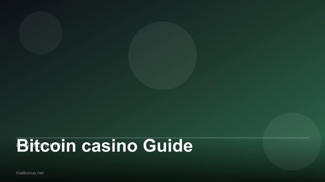 Bitcoin casino Guide review